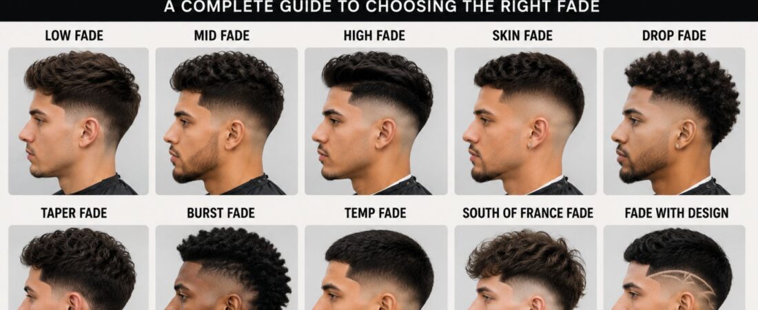 Types of Fade Haircuts: 10 Popular Styles for Men