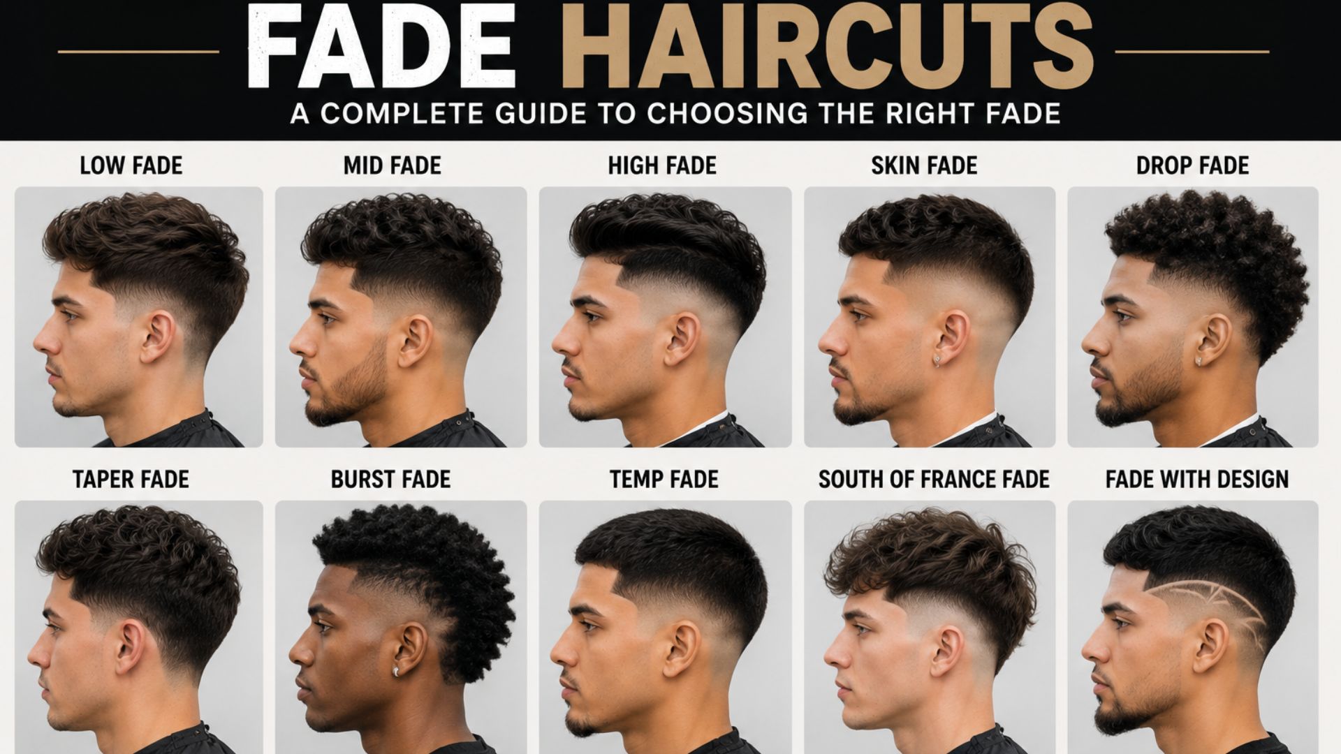 types of fade haircuts