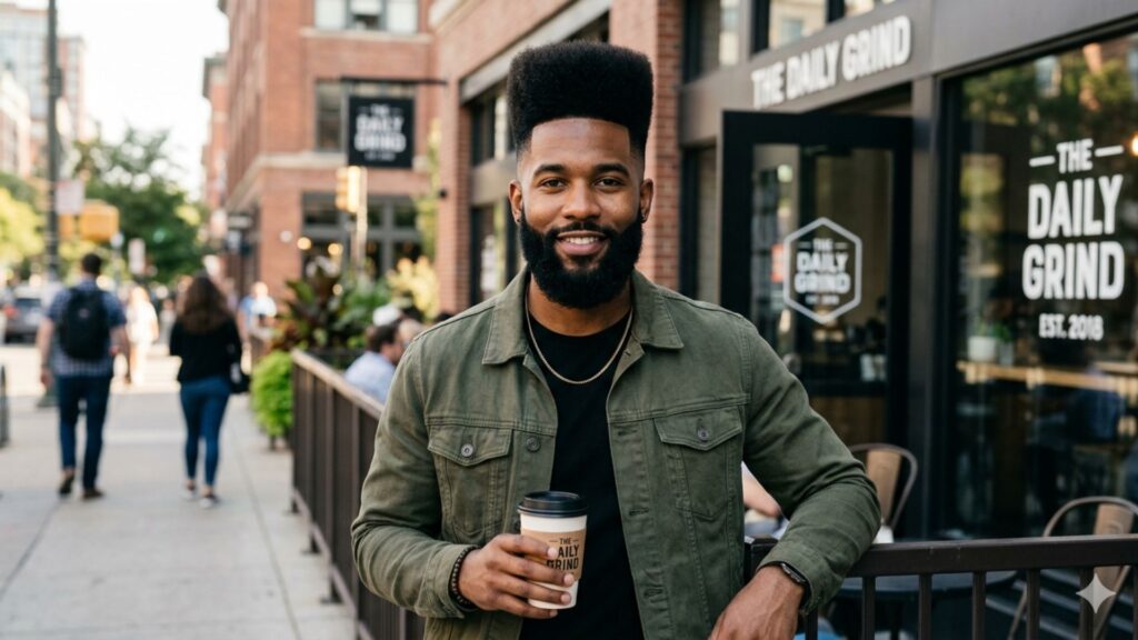 high top fade