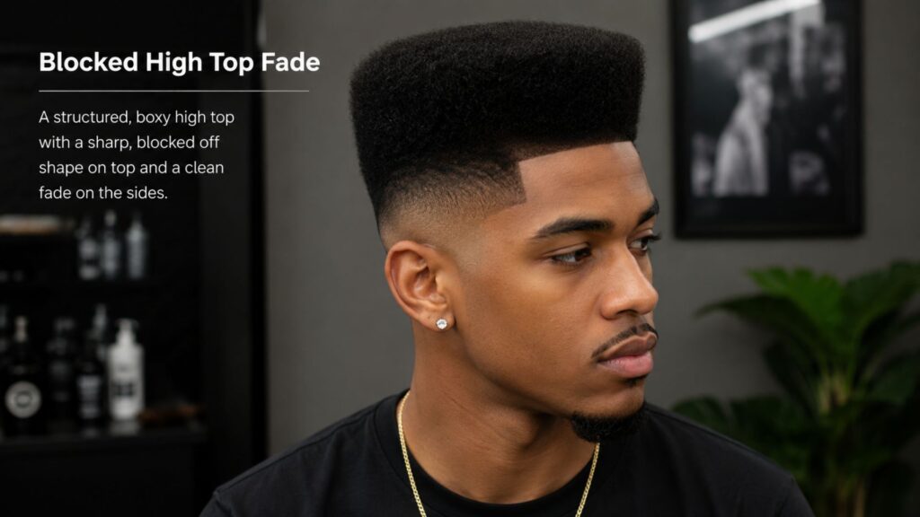 high top fade