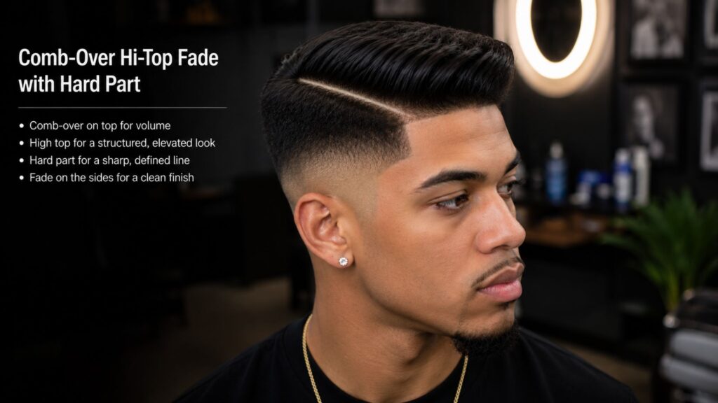 high top fade