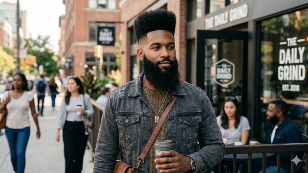 high top fade