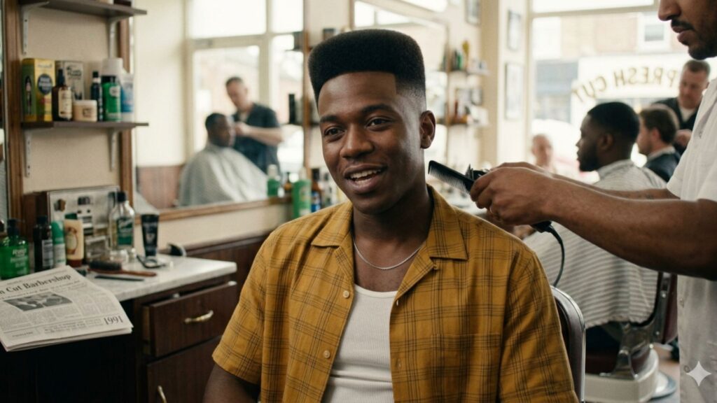 high top fade