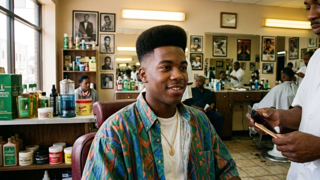 high top fade