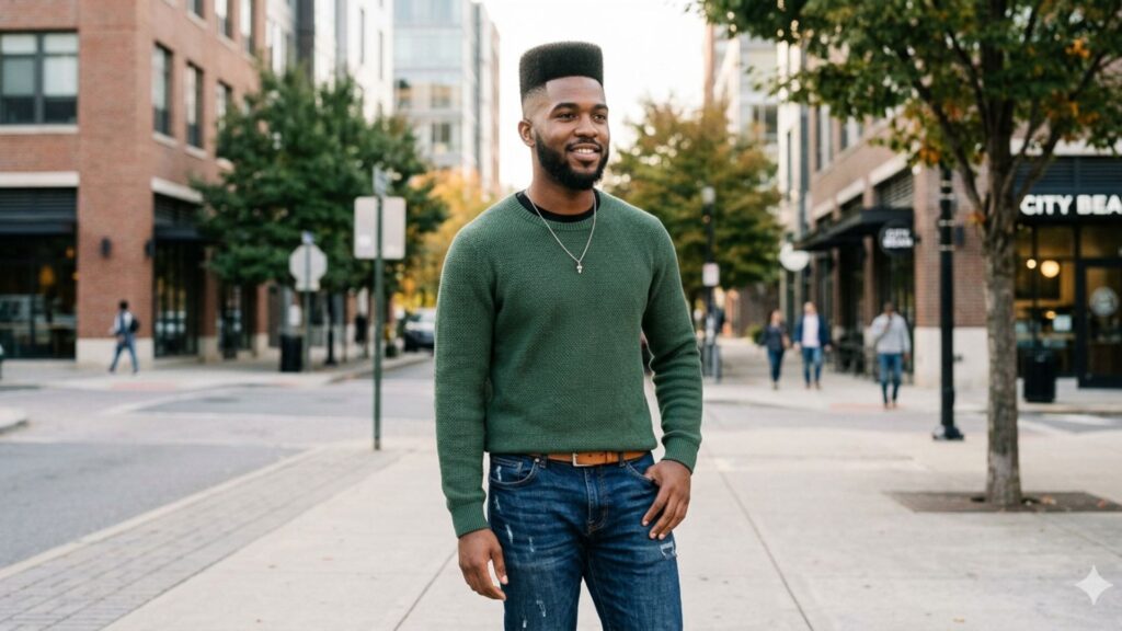 high top fade