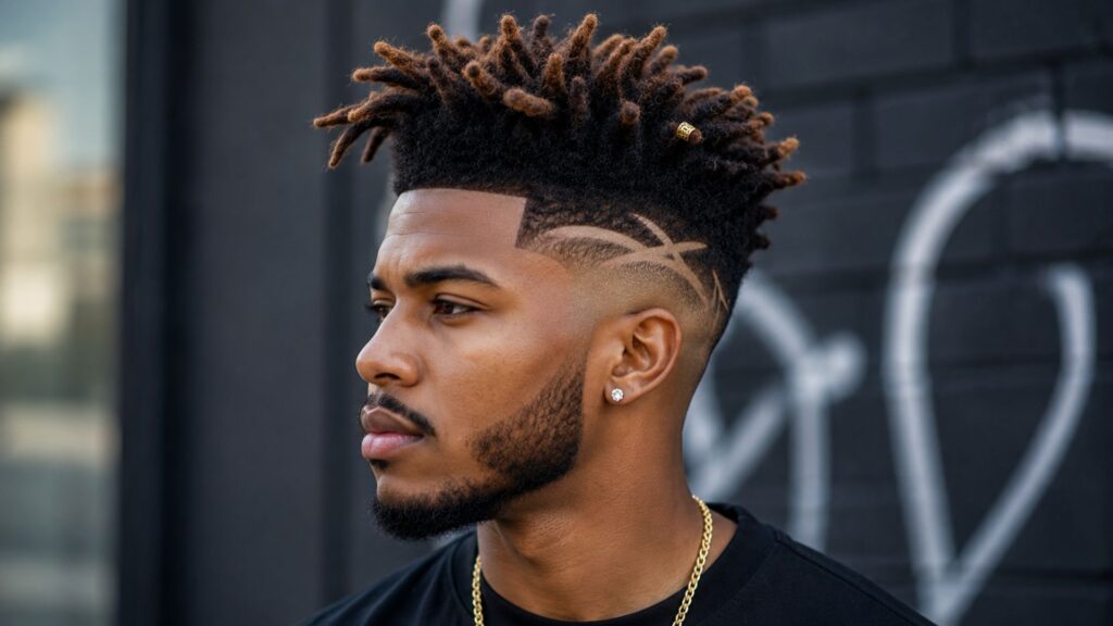 high top fade