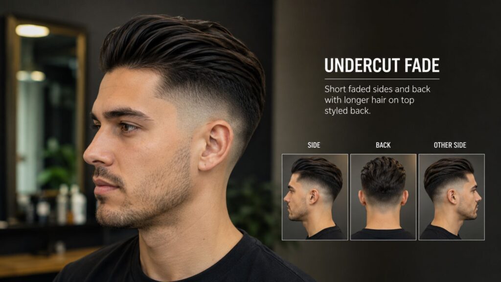 undercut fade