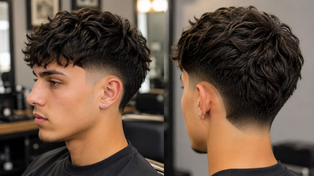 burst fade haircut