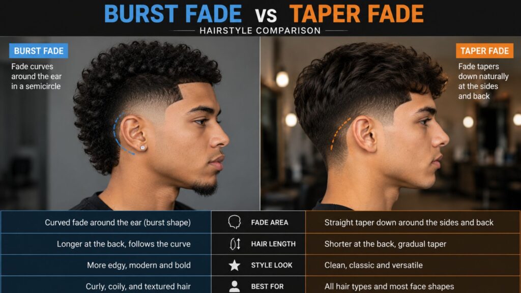 burst fade haircut