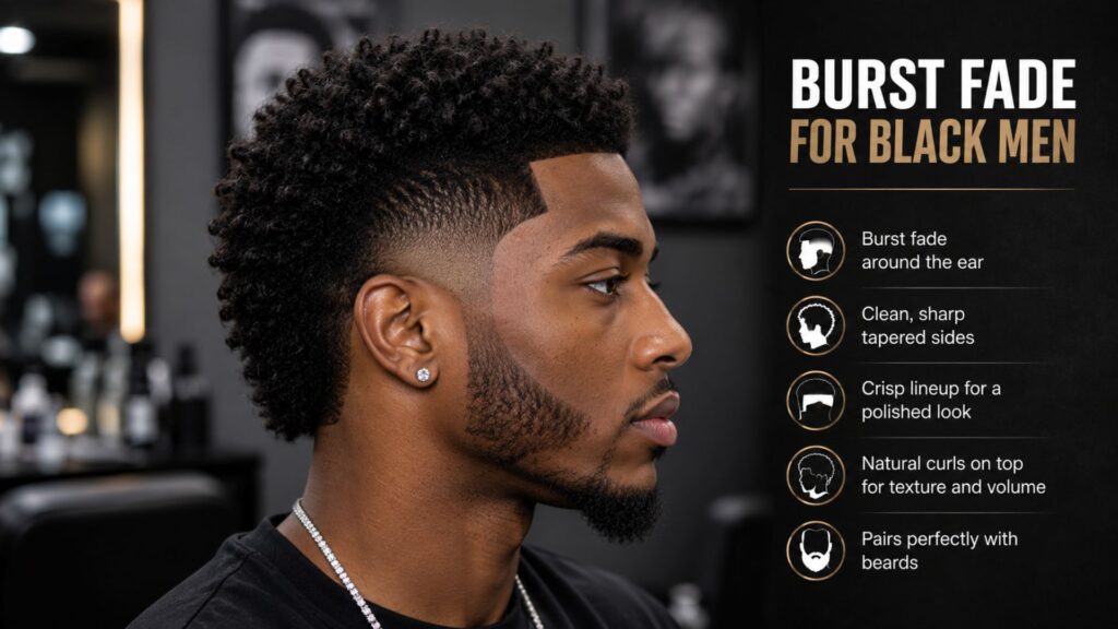 burst fade haircut