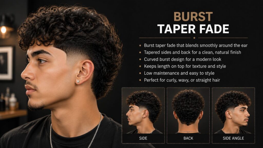 burst fade haircut