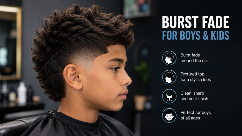burst fade haircut