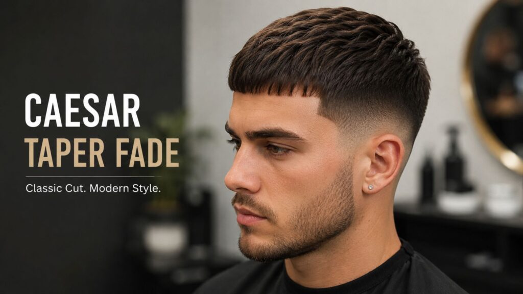 caesar haircut men