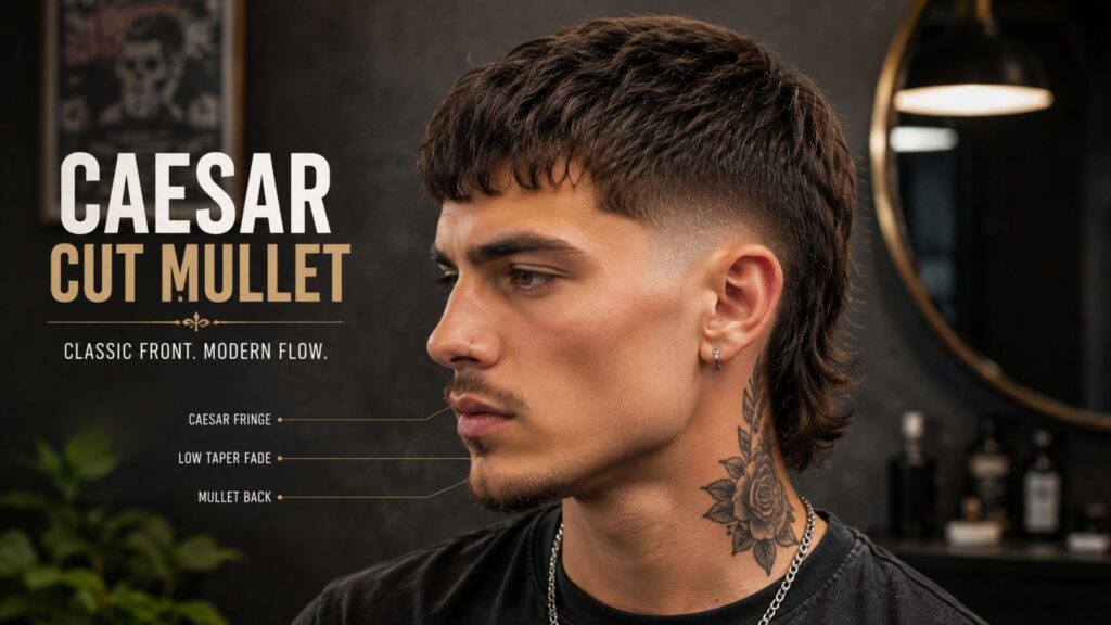 caesar haircut men