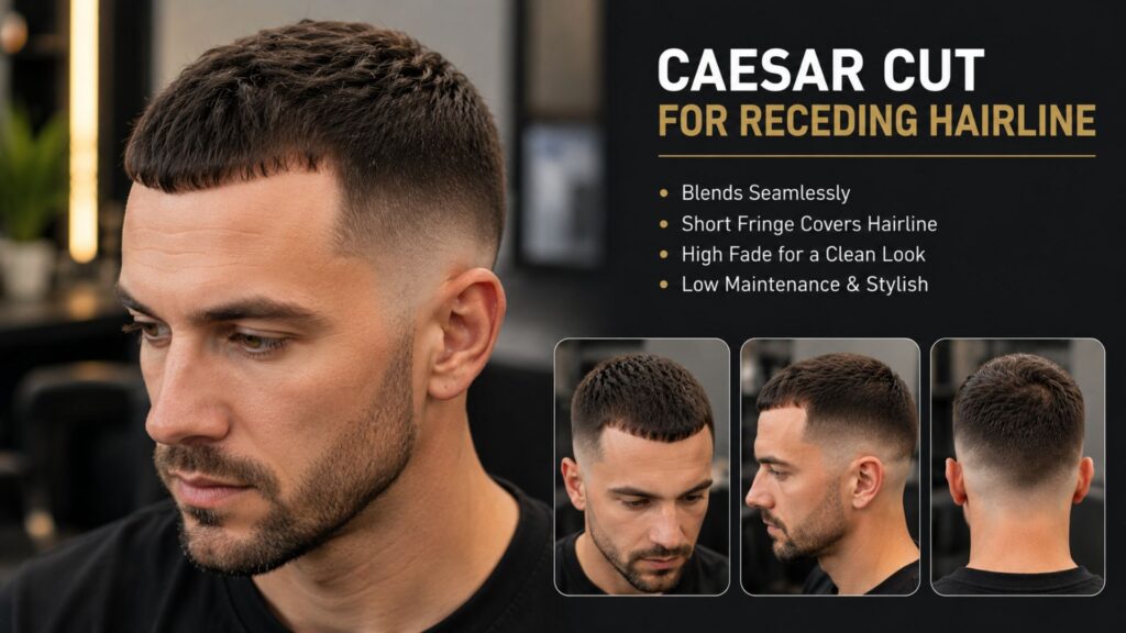 caesar haircut men