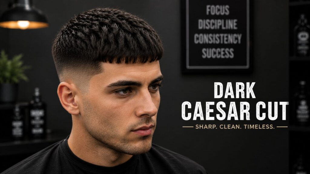 caesar haircut men