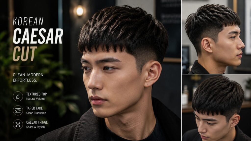 caesar haircut men