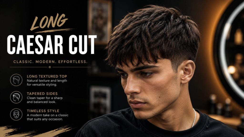 caesar haircut men