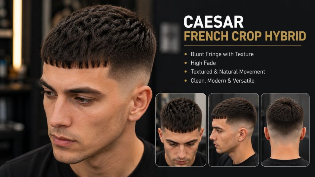 caesar haircut men