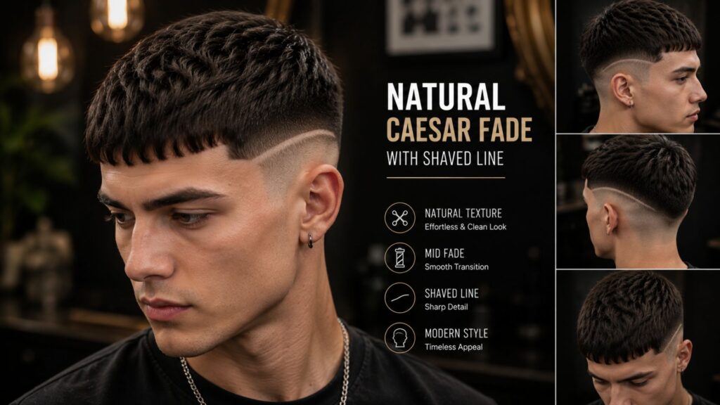 caesar haircut men