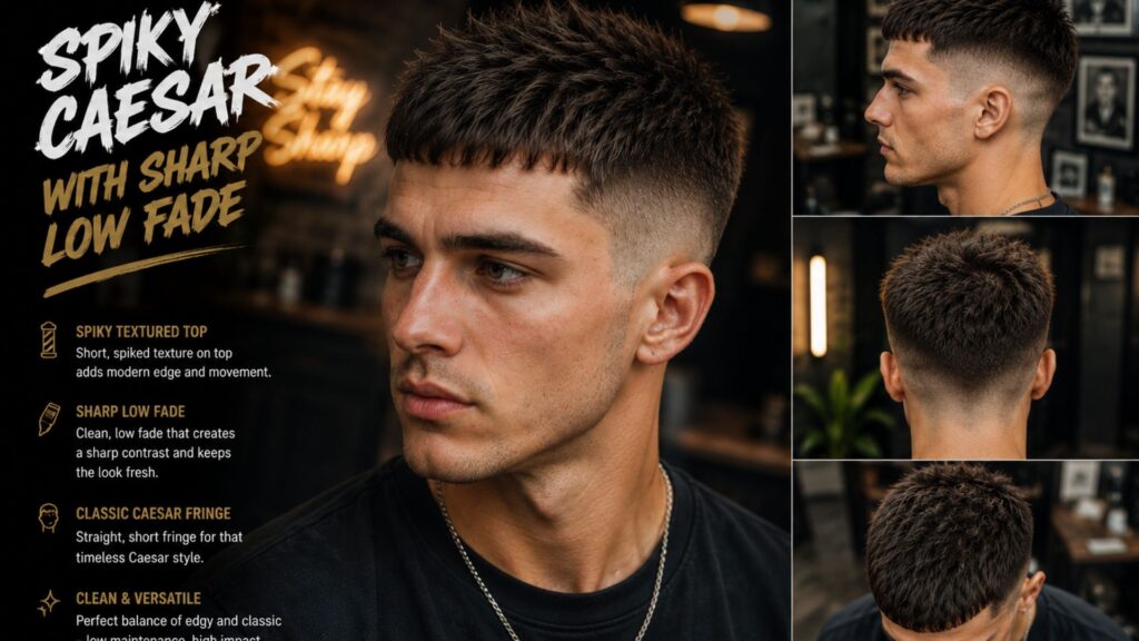 caesar haircut men