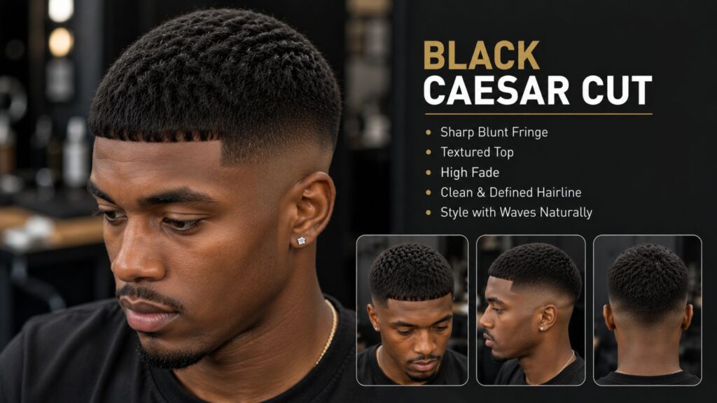 caesar haircut men
