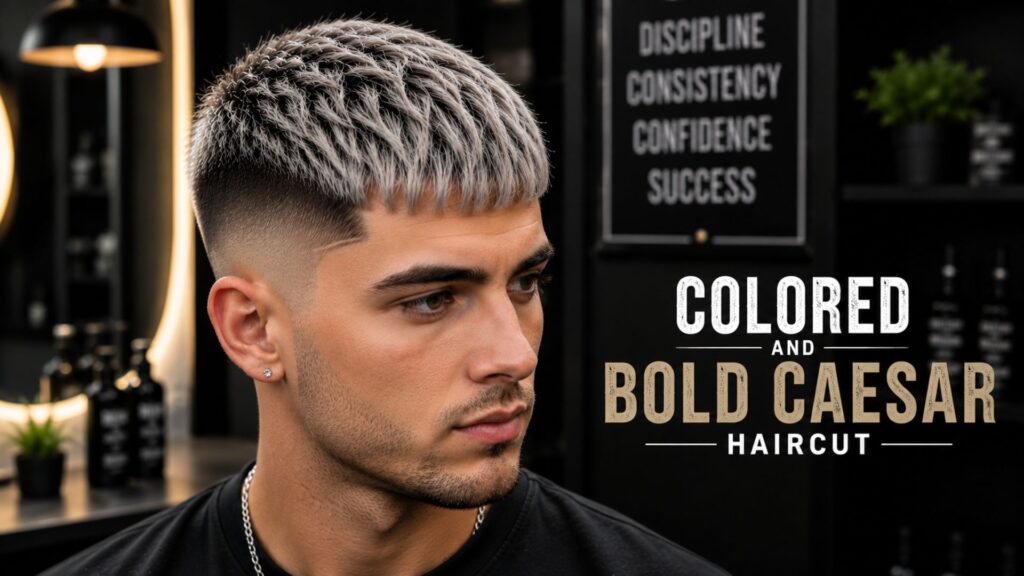 caesar haircut men