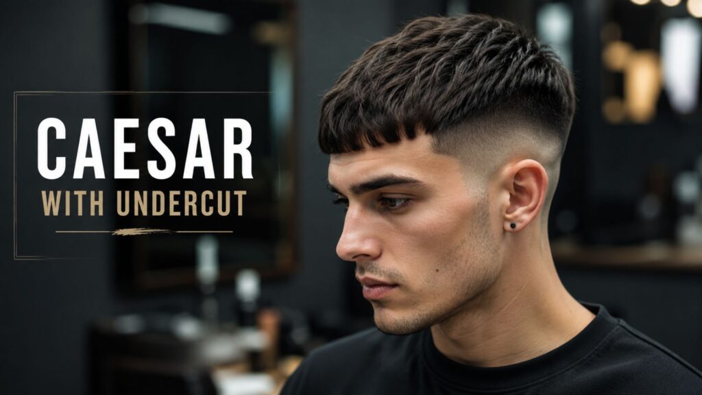 caesar haircut men