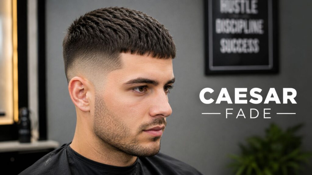 caesar haircut men
