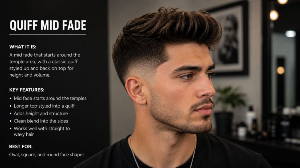 mid fade haircut