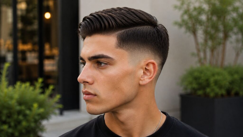 mid fade haircut