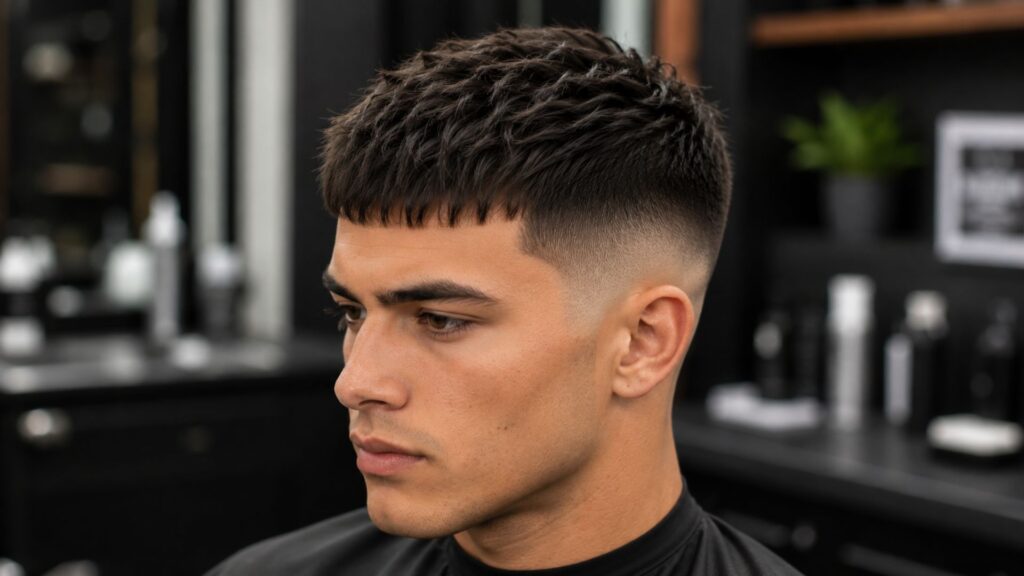 mid fade haircut