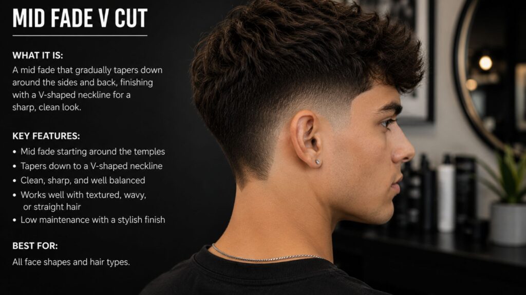 mid fade haircut