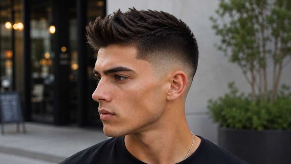 mid fade haircut
