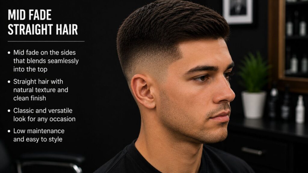 mid fade haircut