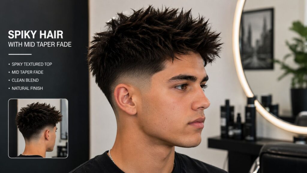 mid fade haircut