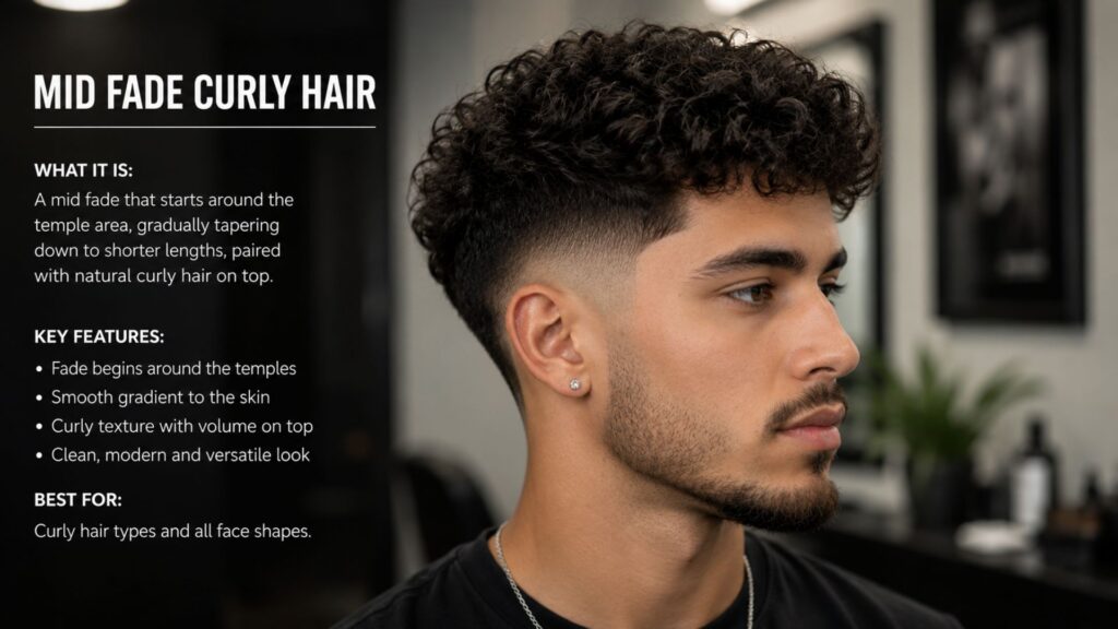 mid fade haircut