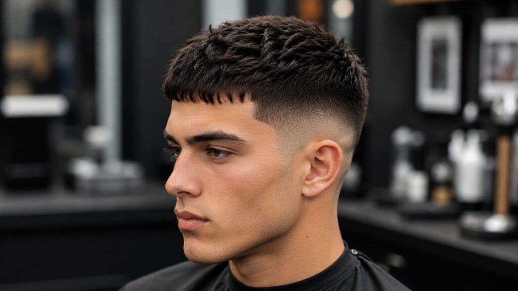 mid fade haircut