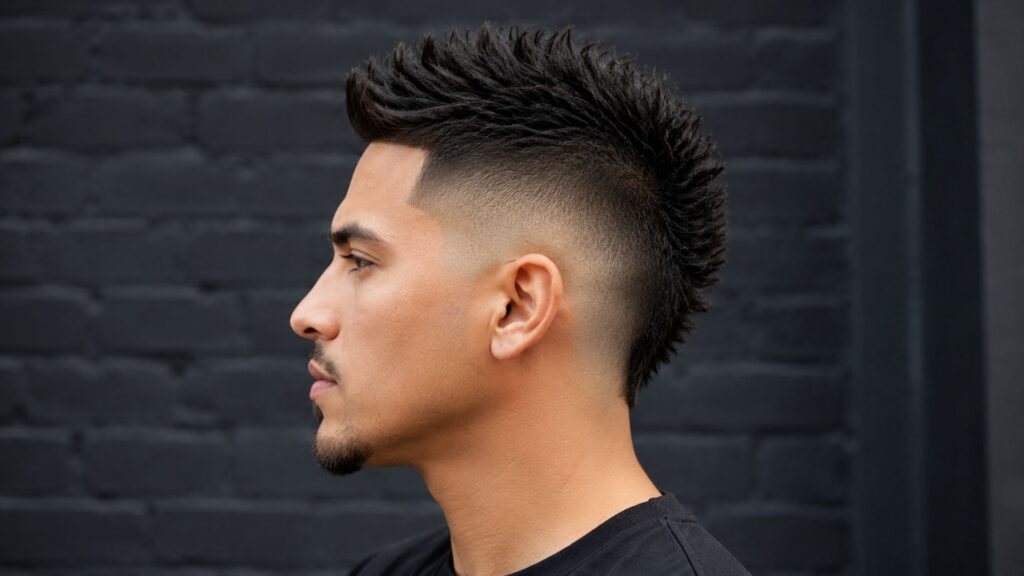 mohawk fade