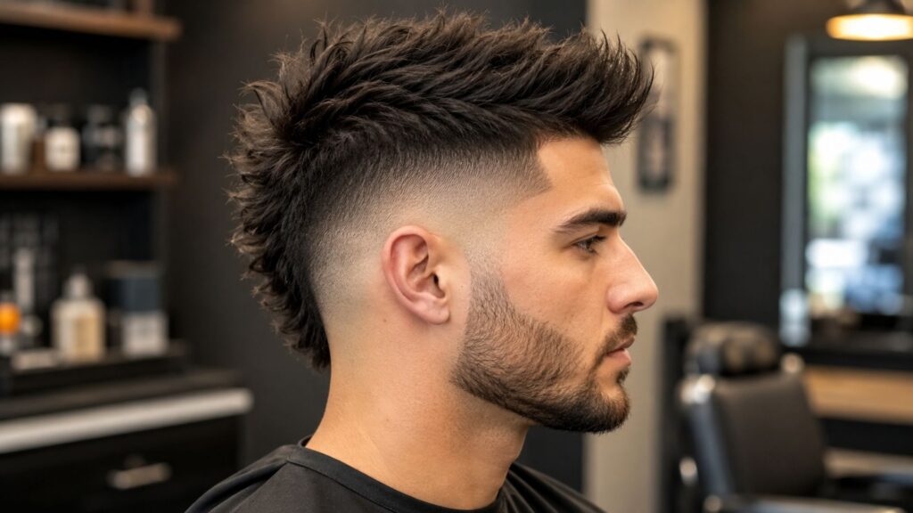 mohawk fade