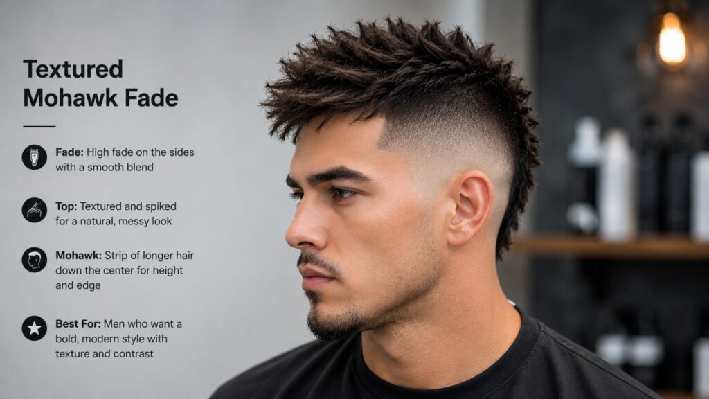 mohawk fade