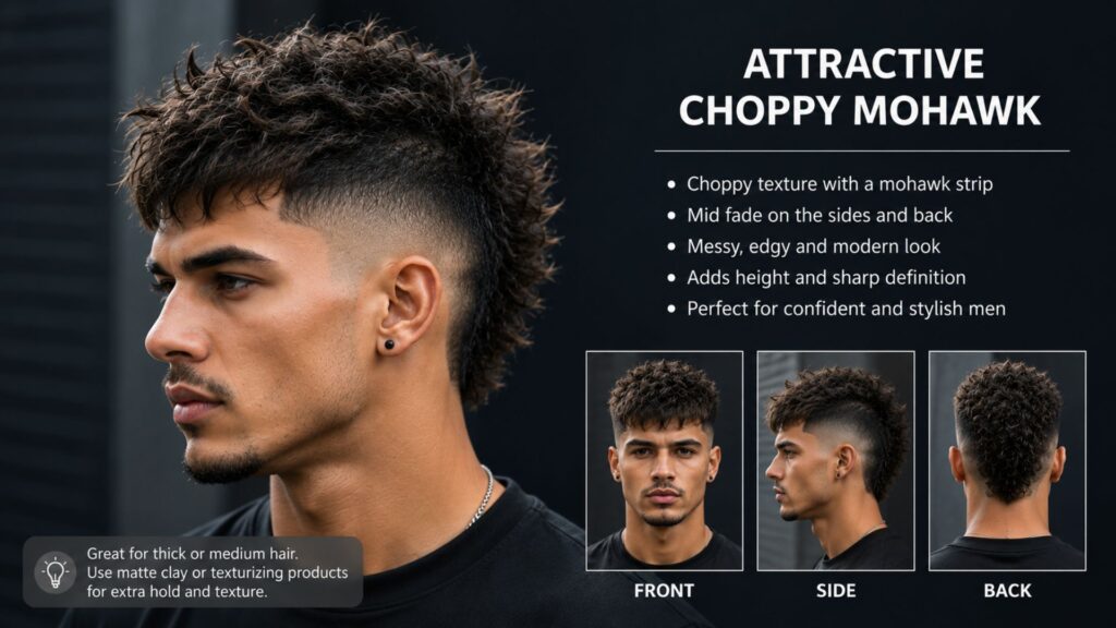 mohawk fade