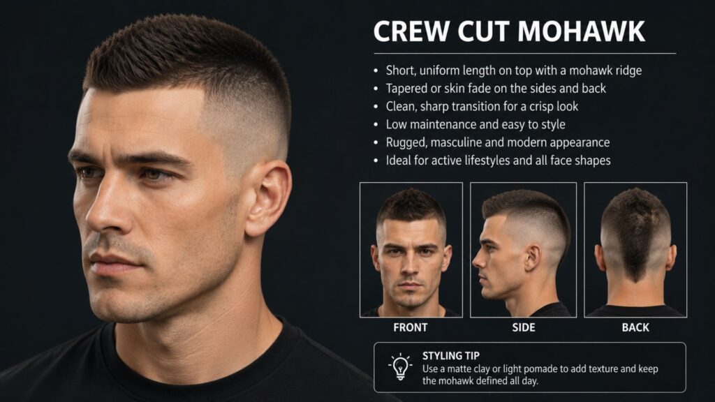 mohawk fade
