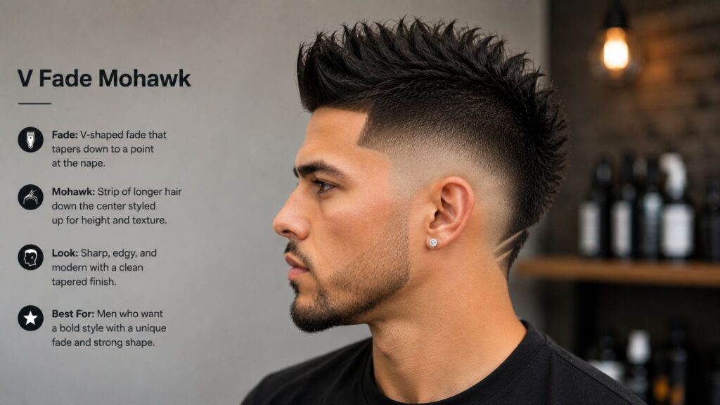 mohawk fade