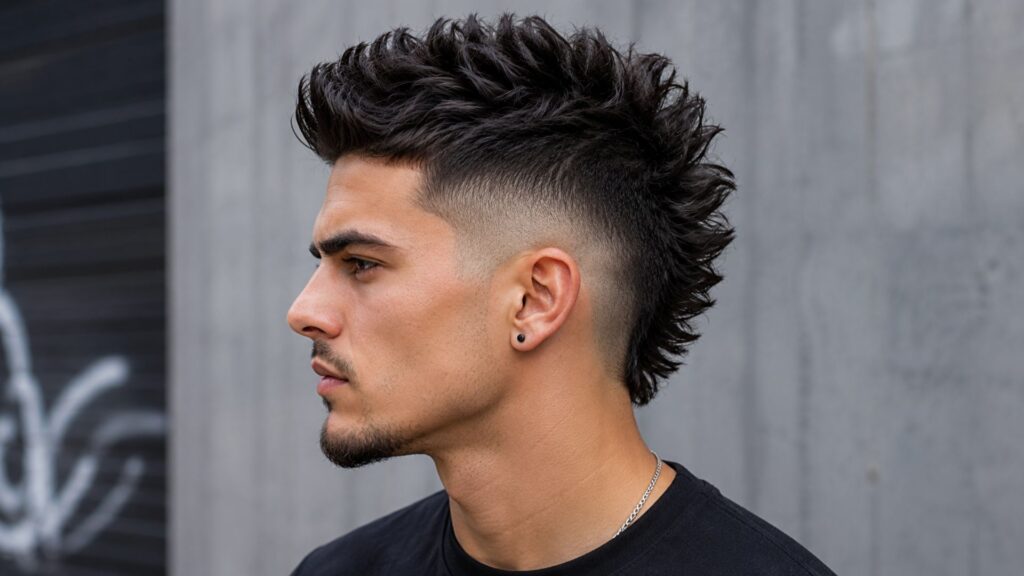 mohawk fade