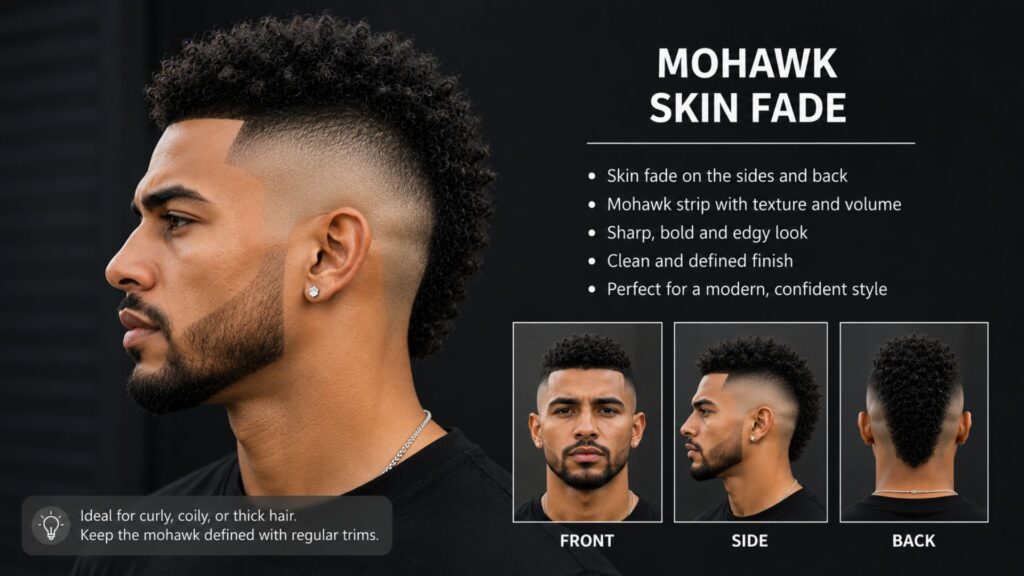 mohawk fade