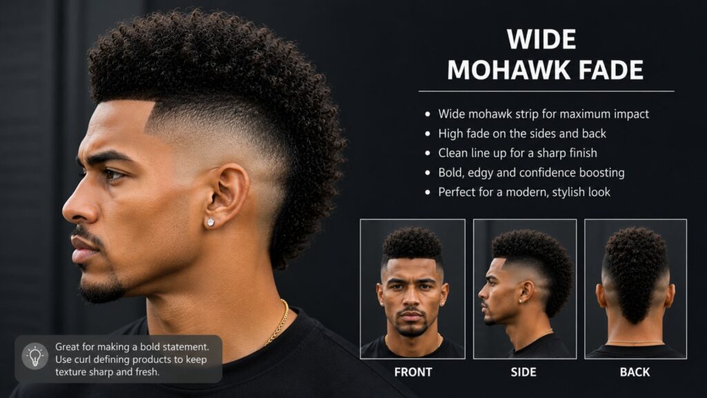 mohawk fade