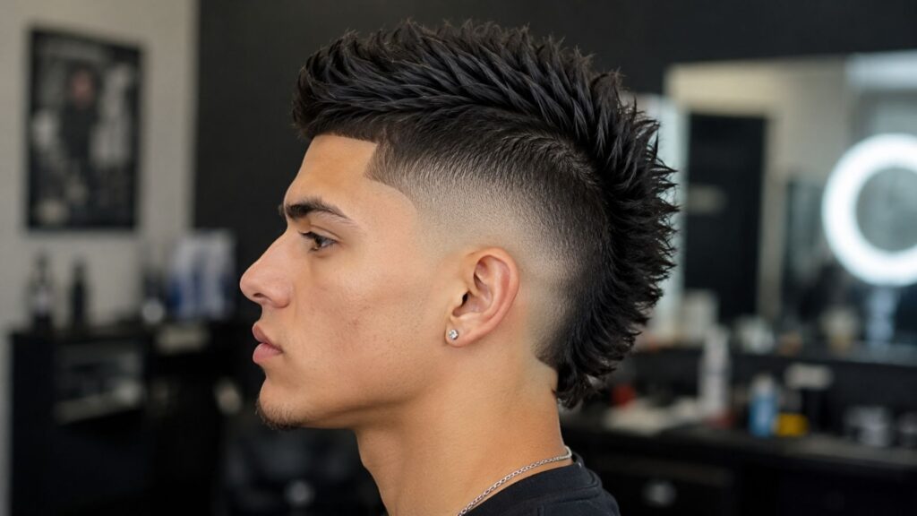 mohawk fade