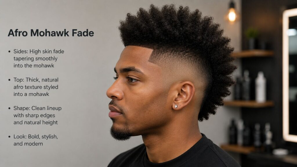 mohawk fade