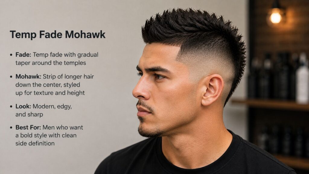 mohawk fade